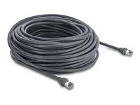 Delock - Patch kabel - RJ-45 (M) do RJ-45 (M) - 23 m - 6 mm - CAT 6 - lisovaný - šedá