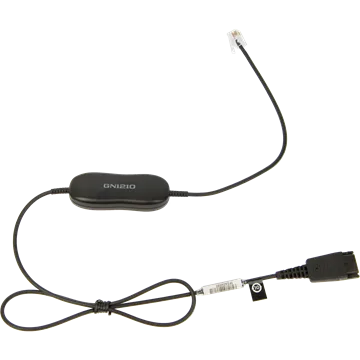 Jabra GN1210 cord, QD-RJ9, 0,8m, straight