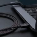 Kábel Forever Vibe USB-C - USB-C 1,0 m 60W tmavosivý