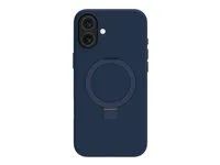 Zadní kryt pro mobilní telefon - stojan - kompatibilita s MagSafe - D3O, plast - modrá - pro Apple iPhone 16