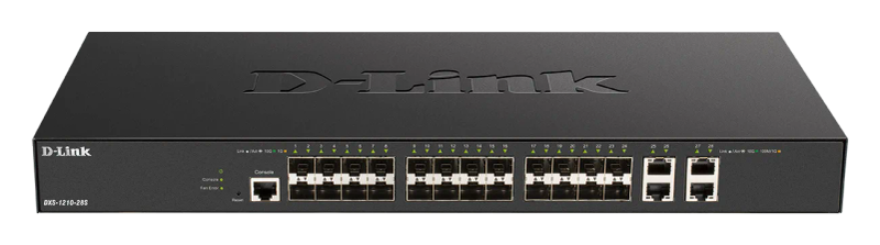 D-Link DXS-1210-28S 24 x 10G SFP+  ports + 4 x 10G Base-T ports Smart Managed Switch