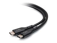 USB 2.0 (480Mbps) - USB kabel - USB-C (M) do USB-C (M) - USB 2.0 - 20 V - 5 A - 3.7 m - černá