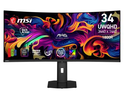 MSI MAG/341CQP X28/34"/QD-OLED/UWQHD/280Hz/0,03ms/Černá/3R
