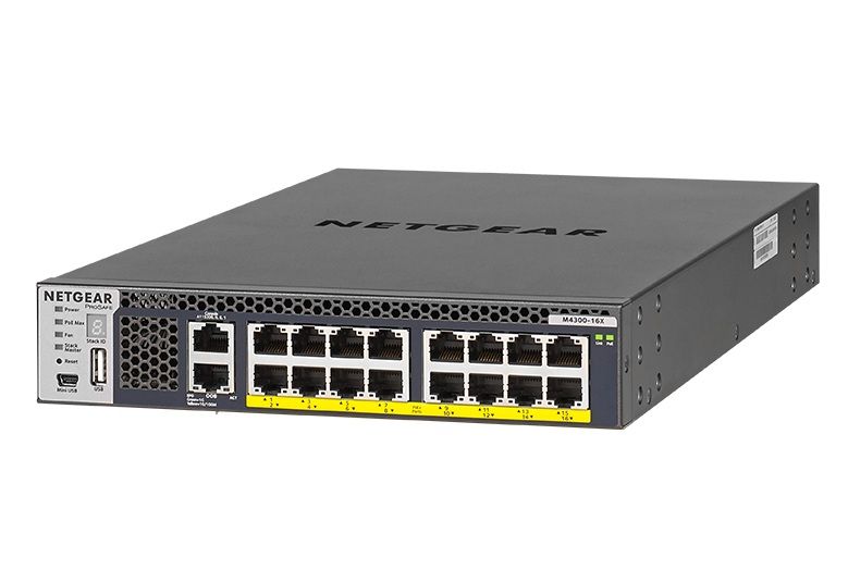 Netgear M4300-16X poe+ APS299W