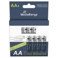 MEDIARANGE Baterie nabíjecí AA, USB-C, 4 ks
