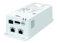 Dávkovač energie - konektivita uprostřed - AC 100-240 V - 90 Watt - Ethernet 10/100/1000 - 1.8 m kabel - Evropa - bílá, NCS S 1002-B - kompatibilní s TAA - pro Axis C1110-E