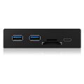 RAIDSONIC ICY BOX IB-HUB1417-i3, Predný panel 3,5"