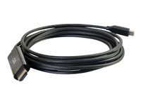USB C to HDMI Adapter Cable - 4K 60Hz - M/M - Kabel video/audio - USB-C s piny (male) reverzní do HDMI s piny (male) - 3.05 m - černá - podporuje 4K