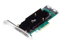 Řadič úložiště (RAID) - 16 Kanál - SATA 6Gb/s / SAS 12Gb/s / PCIe 4.0 (NVMe) - RAID 0, 1, 5, 6, 10, 50, JBOD, 60 - PCIe 4.0 x8