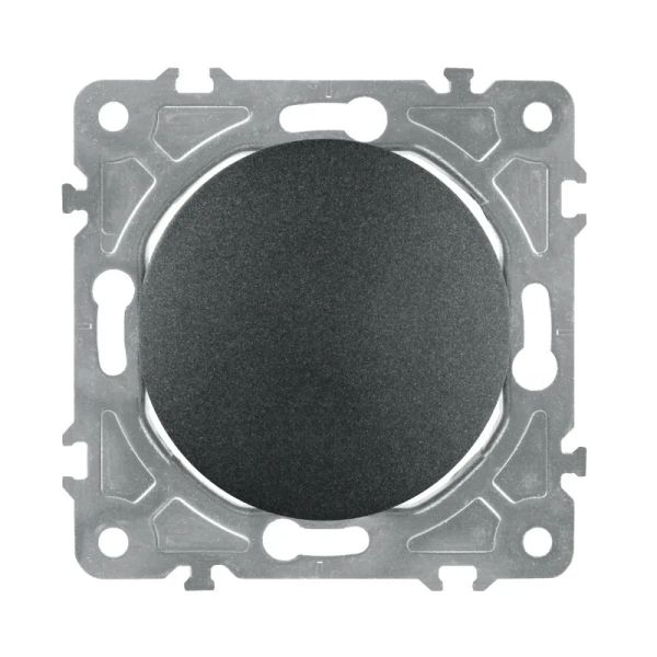 Vypínač ELECTROMALT OVAL OVA1007B černý