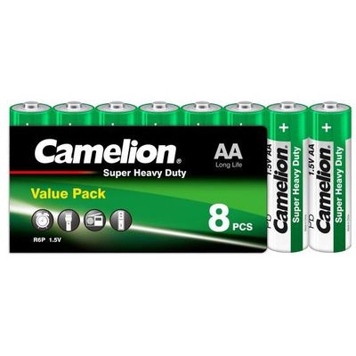 CAMELION Baterie SUPER HD zink-chlorid AA 8ks R06