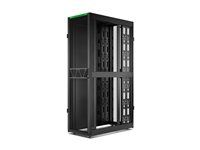 Rozvaděč stojanový skříň - 2124H x 600W x 1200D mm, s bočnicemi - podlahové provedení - černá - 45U - 19" - kompatibilní s TAA - pro P/N: SMT1000RM1U, SMT750RM1U, SRTL10KRM4UT, SRTL5KRM2UI-HW, SRTL5KRM2UT-HW, SRTL8KRM4UT