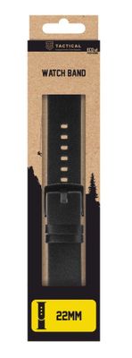 Tactical 307 Kožený Řemínek 22mm Black
