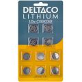 DELTACO LITHIUM CR2032, Gombíkové batérie, 10ks