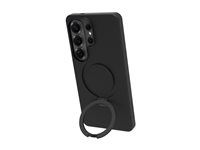Zadní kryt pro mobilní telefon - magnet kickstand - D3O, plast - černá - pro Samsung Galaxy S26 Ultra