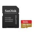 SanDisk Extreme SDXC 128GB 190MB/s V30 + adaptér
