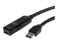 Shielded - Male to Female USB USB 3.1 Gen 1 Type A (5Gbps) Extender (USB3AAEXT10M) - Prodlužovací šňůra USB - USB typ A (M) do USB typ A (F) - USB 3.0 - 10 m - aktivní - černá - pro P/N: PEXUSB3S42V, PEXUSB3S44V, S352BU33HR, SVA5H2NEUA, USB3SAA3MBK