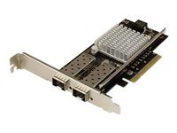 2x 10G Open SFP+ Multimode LC Fiber Connector - Intel 82599 Chip - Gigabit Ethernet Card (PEX20000SFPI) - Síťový adaptér - PCIe 2.0 x8 nízký profil - 10GbE - 10GBase-LR, 10GBase-SR, 10GBase-LRM - černá - pro P/N: BNDTB10GI, BNDTB210GSFP, BNDTB310GNDP, BNDTB410GSFP, BNDTB4M2E1, BNDTBUSB3142