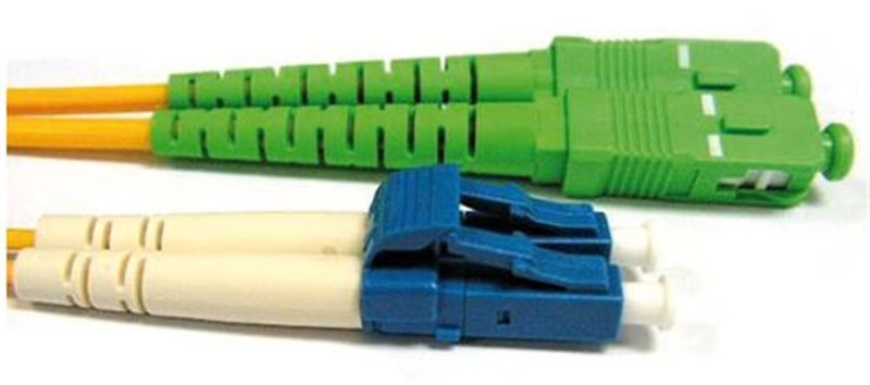 Patchcord FO duplex LC-SC/APC  9/125um SM, 15m, OS2