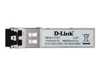 Transceiver modul SFP (mini-GBIC) - 1GbE - 1000Base-SX - multirežim LC - až 550 m - 850 nm - pro DGS 12XX; DXS 1100, 1210, 3400, 3600; Nuclias Cloud-Managed DBS-2000-10, 2000-28, 2000-52