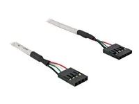 Kabel USB - 4kolíkový header USB 2.0 (F) do 5kolíkový konektor USB 2.0 (F) - 50 cm
