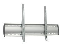 Montážní sada (montážní deska pro umístění na zdi, 2 konzoly) - nízký profil - pro plochý panel - extrudovaný hliník, ocel - stříbrná - velikost obrazovky: 32"-120"