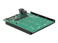 Bay adaptér pro datový sklad - 3.5" to 2 x M.2/ SFF