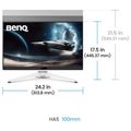 BENQ EX271Q, LED Monitor 27", 2K, 180Hz, bílo-černý