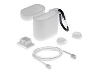 Sada příslušenství pro opravdová bezdrátová sluchátka - bílá - pro Apple AirPods (1. generace, 2. generace)