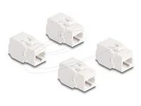 Keystone Module RJ45 jack Cat.6A UTP 4 p