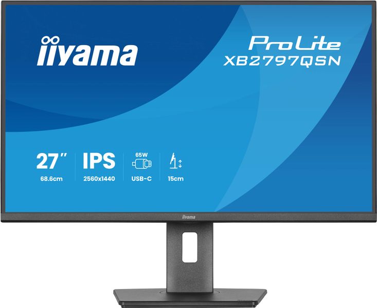 iiyama ProLite/XB2797QSN-B1/27"/IPS/QHD/75Hz/1ms/Černá/5R