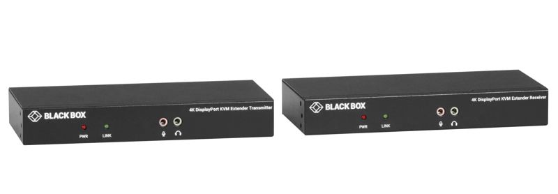 KVM Extender Kit přes CATx - 4K, DP, USB 2.0,audio