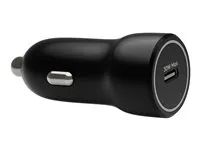 Napájecí adaptér do auta - 30 watt (USB-C) - černá