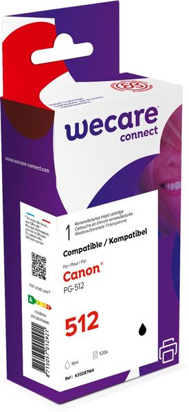 WECARE ARMOR ink kompatibilní s Canon PG-512, 15ml, černá/black