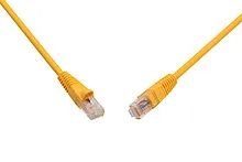 SOLARIX patch kabel CAT5E UTP PVC 7m žlutý