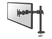 Montážní sada - plný pohyb - pro Displej LCD - černá - velikost obrazovky: 10"-30" - průchodka, upevnitelné na stůl