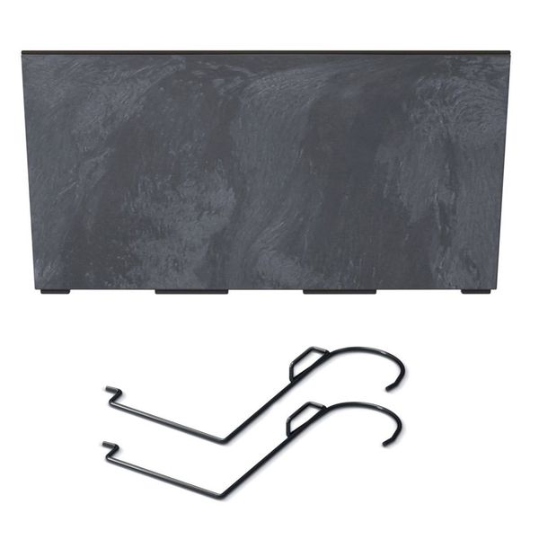 Květináč URBI CASE BETON EFFECT W antracit 39,5cm