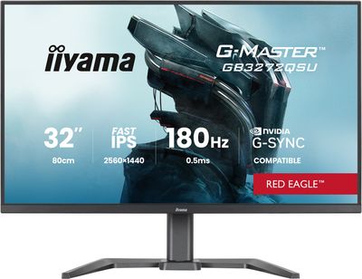 iiyama G-Master/GB3272QSU-B1/31,5"/IPS/QHD/180Hz/0,5ms/Černá/3R