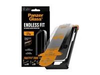 PanzerGlass 3D Endless ochranné sklo Apple iPhone 18 Pro/17 Pro s bezprašným instalačním rámečkem