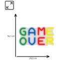 MANTA GAME OVER, LED Neon plexi dekorace