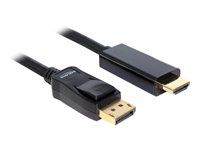 Kabel adaptéru - DisplayPort s piny (male) do HDMI s piny (male)