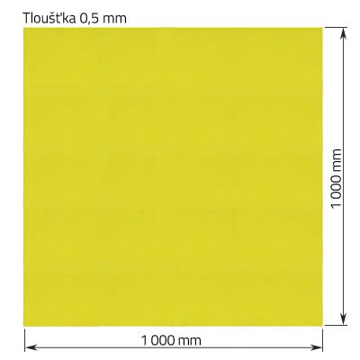 Epoxidová izolační deska 0,5 × 1000 × 1000 mm pro bateriové sady