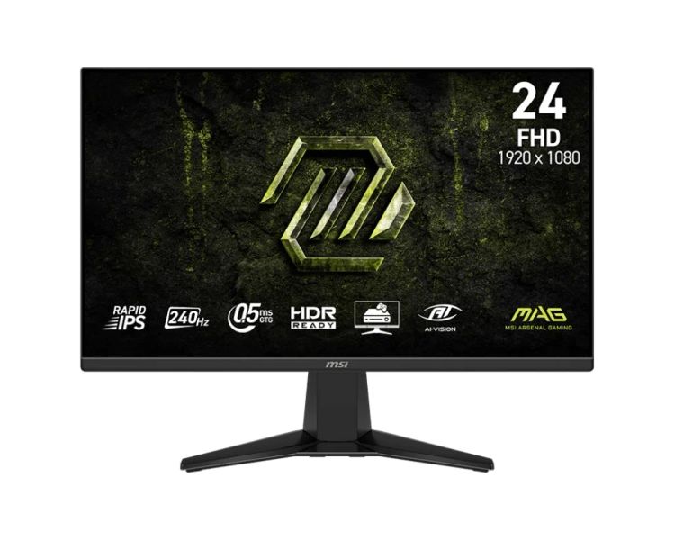 MSI MAG/245F X24/23,8''/IPS/FHD/240Hz/0,5ms/Čierna/3R