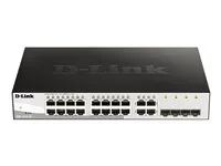 Přepínač - 16 x 10/100/1000 + 4 x gigabitů SFP - desktop, Lze montovat do rozvaděče
