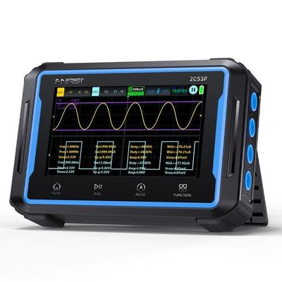 Osciloskop, funkční generátor a multimetr FNIRSI 2C53P, 50MHz