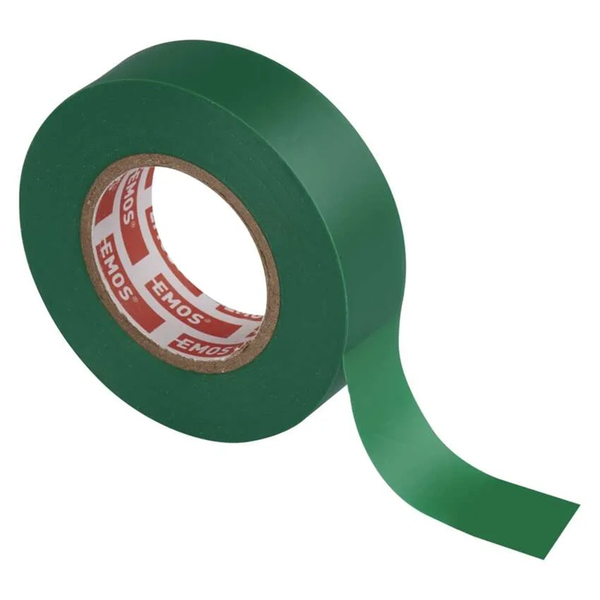 Izolační páska PVC 19mm/20m zelená EMOS 1ks