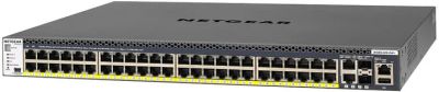 Netgear m4300-52g-poe+ managed sw APS1000W
