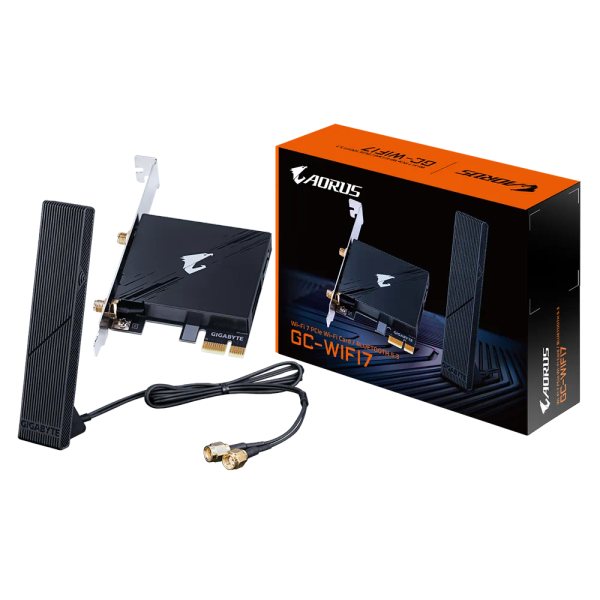 GIGABYTE PCI-E Wifi+BT 5800MBps Wi-Fi 7 BT 5.3