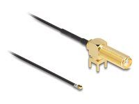 Antenna Cable SMA 90° PCB jack bulkhead