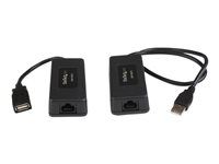 Startech 1-Port USB 1.1 Extender - Up to 131 ft (40 m) over Cat5/Cat6 Extension - Up to 12 Mbps USB 1.1 Ethernet Extender (USB110EXT2) - Rozširovací zarízení USB - USB - pres CAT 5/6 - až 40 m - pro P/N: UUSBOTG